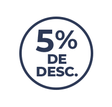 5% de descuento en cada pedido